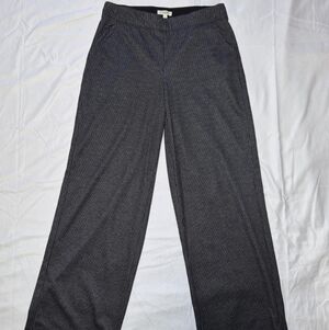 Max Studio Charcoal Pinstripe Trousers